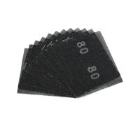 SCOTTCHEN Sanding Mesh 1/4 Sheet (12pcs) 5.5" x 4.5" for Palm Sanders Sheets 80 Grit
