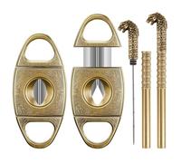 Scotte V Cut Cigar Cutter Guillotine Precision Cigar Pull Enhancer Tool Needle and Sharp Perfect Cigar Cutter Cigar Accessories Set