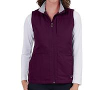 SCOTTeVEST Best Travel Vest for Women - 24 Hidden Pockets - Water Repellent for Travel & More, BlackBerry/Dove, Medium