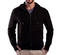 SCOTTeVEST Microfleece Hoodie for Men - 21 Hidden Pockets - Warm Fleece Zip Up Sweatshirt for Travel & More, Black, XX-L