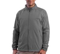 SCOTTeVEST Pack Windbreaker Jacket for Men - 19 Hidden Pockets - Lightweight Water Repellent Coat for Travel & More, Graphite, L