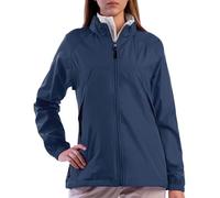 SCOTTeVEST Pack Windbreaker Jacket for Women - 19 Hidden Pockets - Lightweight Water Repellent Coat for Travel & More, Navy, M