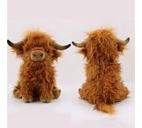Scottish 98in Highland Cow Plush Toy Cute Simulation Longhaired Doll Kids Gift