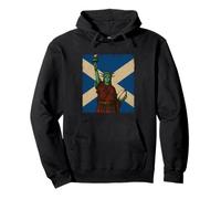 Scottish American Rugby Statue of Liberty Scotland Flag Pullover Hoodie