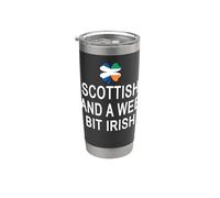 Scottish and A Wee Bit Irish Stainless Steel Insulated Tumbler