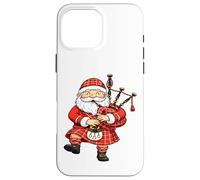 Scottish Bagpipe Santa Case for iPhone 16 Pro Max