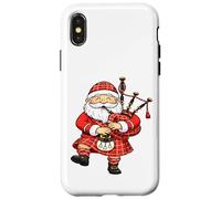 Scottish Bagpipe Santa Case for iPhone X/XS