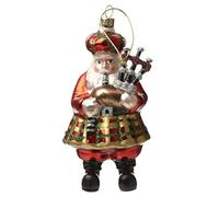Scottish Bagpipe Santa Decoration