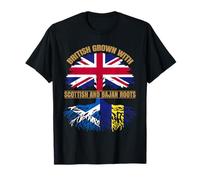 Scottish Bajan British Grown Scotland and Barbados Roots T-Shirt