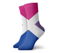 Scottish Bisexual Pride Flag Men Women Socks Tube Dress Crew Short Hose