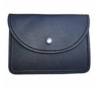 Scottish Black Leather Belt Pouch Sporran Bag Piper Drummer (Plain)