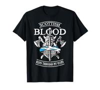 Scottish Blood Flows Through My Veins, Vikings & Odin T-Shirt