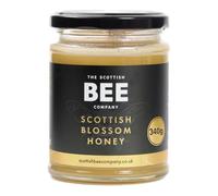 Scottish Blossom Honey - 100% Pure & Natural | Rare Harvest (Only 6 Weeks a Year) | Unpasteurised, Hive-Temperature Maintained Scottish Blossom Honey - 340 g (Pack of 1)