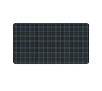 Scottish Blue-Green Plaid Non-Slip Mouse Pads Funny Desk Mat Rubber Laptop Writing Mat for Gamer Office Home 40X75cm