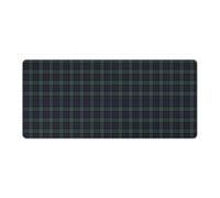 Scottish Blue-Green Plaid Non-Slip Mouse Pads Funny Desk Mat Rubber Laptop Writing Mat for Gamer Office Home 40x90cm