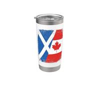 Scottish Canadian Flag Scotland Canada Mix Heritage Stainless Steel Insulated Tumbler