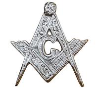 Scottish Cap Badges Clan proud Glengarry Military Hat Badges - Highland Wear Kilt Acessories Irish Gift (Masonic Chrome)