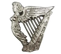 Scottish Cap Badges Clan proud Glengarry Military Hat Badges - Highland Wear Kilt Acessories Irish Gift (Irish Harp)