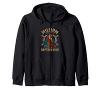 Scottish Captain - William Captain Kidd Zip Hoodie