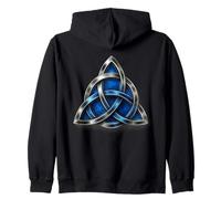 Scottish Celtic Trinity Knot - Triquetra Symbol Zip Hoodie