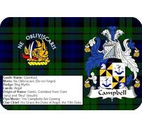 Scottish Clan Campbell Scotland Rectangle Fridge Magnet Fantastic Souvenir
