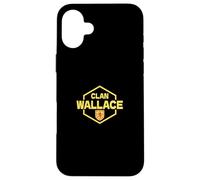 Scottish Clan Wallace Case for iPhone 16 Plus