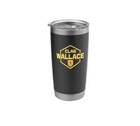 Scottish Clan Wallace Stainless Steel Insulated Tumbler