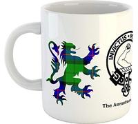 Scottish Clans and Crests Mug - Armstrong - Ceramic - 300ml - Dishwasher and Microwave Safe