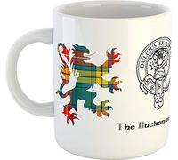 Scottish Clans and Crests Mug - Buchanan - Ceramic - 300ml - Dishwasher and Microwave Safe