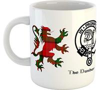Scottish Clans and Crests Mug - Dunbar - Ceramic - 300ml - Dishwasher and Microwave Safe