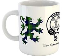 Scottish Clans and Crests Mug - Gordon - Ceramic - 300ml - Dishwasher and Microwave Safe