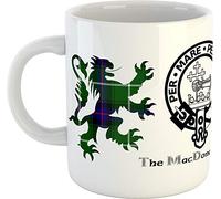 Scottish Clans and Crests Mug - Macdonald - Ceramic - 300ml - Dishwasher and Microwave Safe