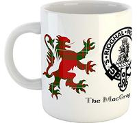 Scottish Clans and Crests Mug - MacGregor - Ceramic - 300ml - Dishwasher and Microwave Safe