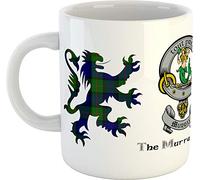 Scottish Clans and Crests Mug - Murray - Ceramic - 300ml - Dishwasher and Microwave Safe