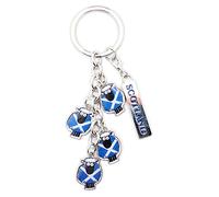 Scottish Coloured Cartoon Sheep keyring Bag Charm (Multi)