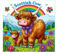 Scottish Cow coloring book: Beautiful and Relaxing Highland Cattle Scenes for Cow Lovers