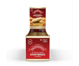 Scottish Cream Shortbread Fingers mini Packs 40g (Pack of 48)