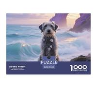 Scottish Deerhound 1000 Piece Puzzle Beautiful Decoration Puzzle Pet Dog Colourful,Fun,Challenging And Brainteasing Adults Jigsaw Puzzle Fun Present & Activity for Home70x50cm/1000pcs