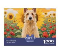 Scottish Deerhound 1000 Piece Puzzle Educational Games Cute Dog Challenging Puzzles Fun Present & Activity for Home70x50cm/1000pcs