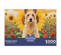 Scottish Deerhound 1000 Pieces for Adults Jigsaw Puzzles Beautiful Decoration Puzzle Cute Dog Gifts for Men38x26cm/1000pcs