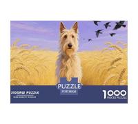 Scottish Deerhound 1000 Pieces for Adults Jigsaw Puzzles Educational Games Cute Dog Fun Present & Activity for Home38x26cm/1000pcs