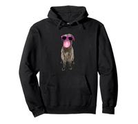 Scottish Deerhound Chewing Gum Pullover Hoodie