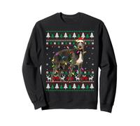 Scottish Deerhound Dog Christmas Ugly Sweater Lights Xmas Sweatshirt