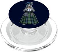 Scottish Deerhound Dog Lady Mug Coffee Scotland Flag PopSockets PopGrip for MagSafe