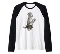 Scottish Deerhound Dog Lady Mug Coffee Scotland Flag Raglan Baseball Tee