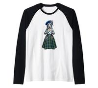 Scottish Deerhound Dog Lady Mug Coffee Scotland Flag Raglan Baseball Tee