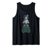 Scottish Deerhound Dog Lady Mug Coffee Scotland Flag Tank Top