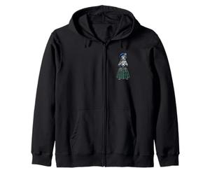 Scottish Deerhound Dog Lady Mug Coffee Scotland Flag Zip Hoodie