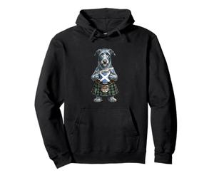 Scottish Deerhound Dog Mug Coffee Scotland Flag Pullover Hoodie