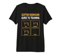 Scottish Deerhound Guide to Training Dog Obedience Premium T-Shirt